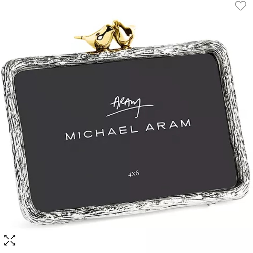 NWT Michael Aram Lovebirds picture frame 4”x6” - Picture 4 of 5